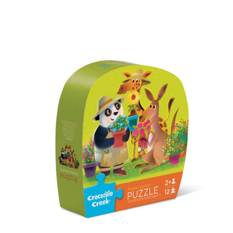 "Crocodile Creek - 12 piece Mini Puzzle - Flower Power"