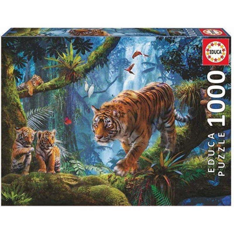 "Educa 1000pc - Tigers in the Tree Puzzle"