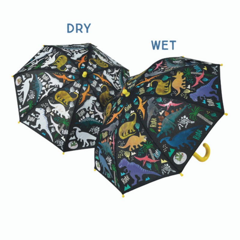 "Floss & Rock Colour Changing Umbrella - Dinosaur"