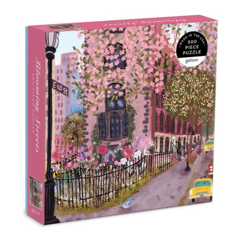 "Galison 500pc -  Joy Laforme Blooming Streets Puzzle"