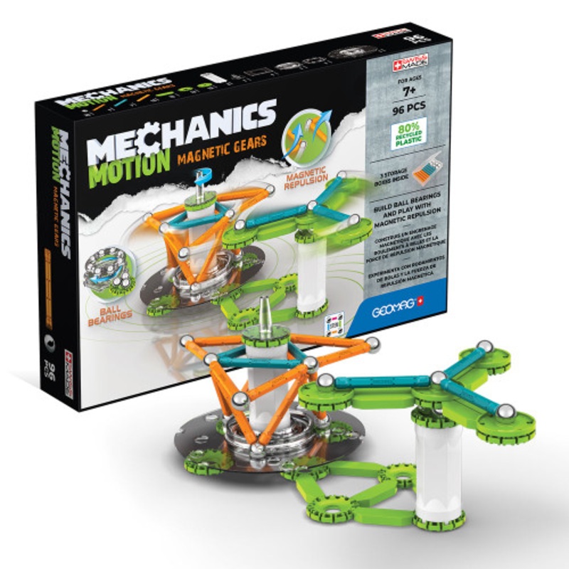 "Geomag Mechanics Magnetic Motion - Magnetic Gears 96pc | 767"