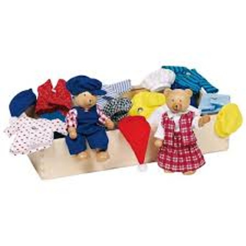 "GOKI - Dress Up Bears Benna and Bennoh"