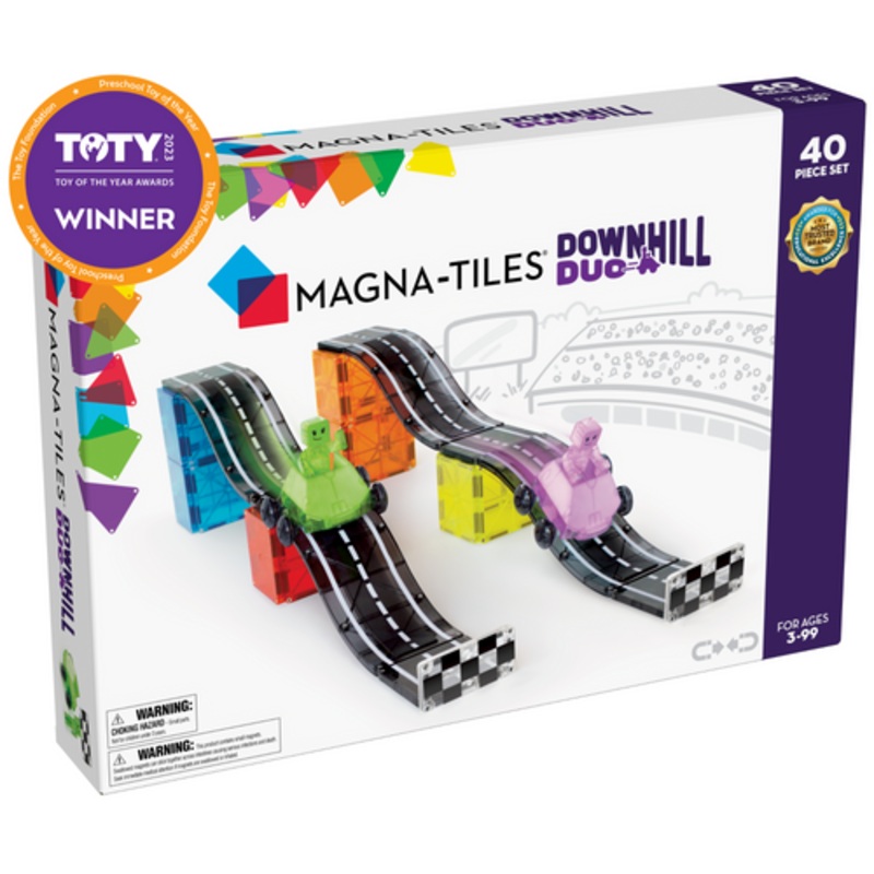 "MAGNA-TILES - Downhill Duo - 40 Piece Set"