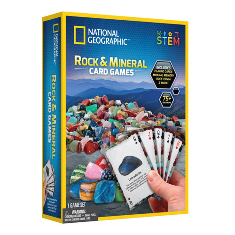 "National Geographic - Rock & Mineral Card Games"