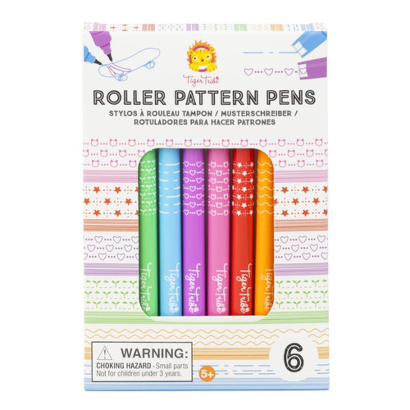 "Tiger Tribe - Roller Pattern Pens"