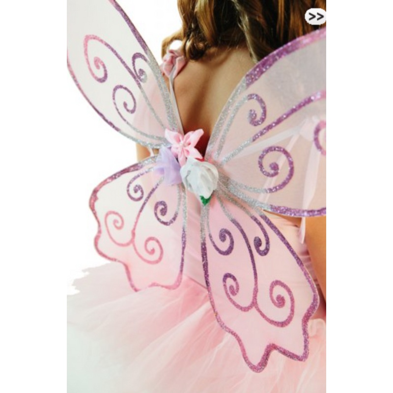 "Fairy Girls - Blossom Wings Double Pink"