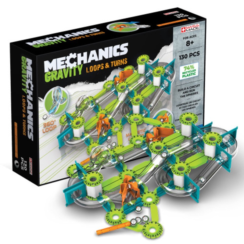 "Geomag Mechanics Gravity - Loops & Turns Recycled 130pc | 763"