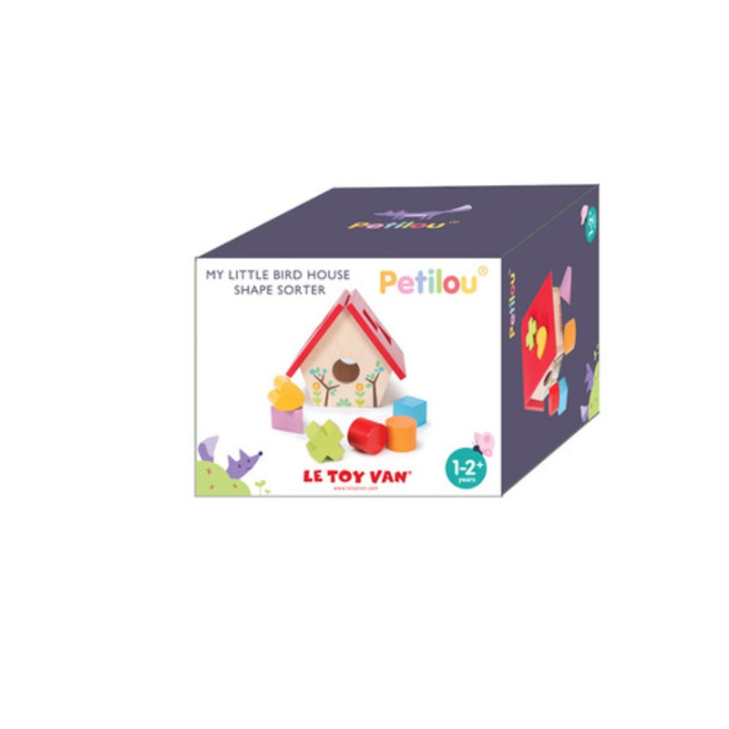 "Le Toy Van Petilou My Little Bird House Shape Sorter"
