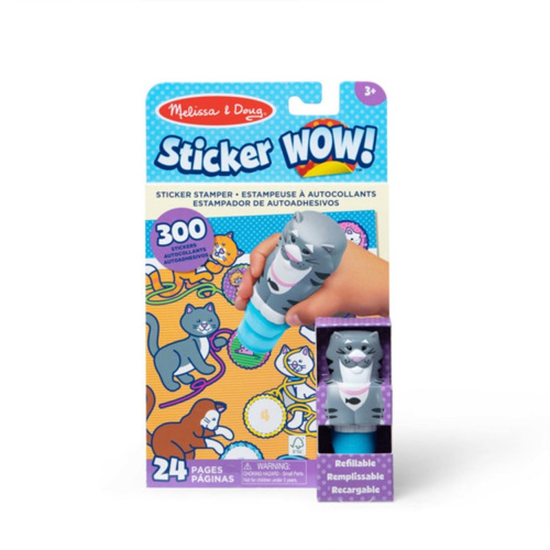 "Melissa & Doug - Sticker WOW! Activity Pad Set - Cat"