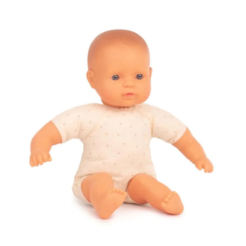 "Miniland Doll 32cm - Caucasian Soft Body Baby Doll (Boxed)"