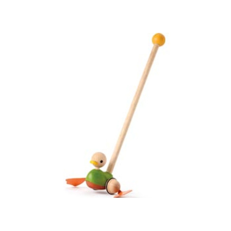 "PlanToys - Push Along Duck"