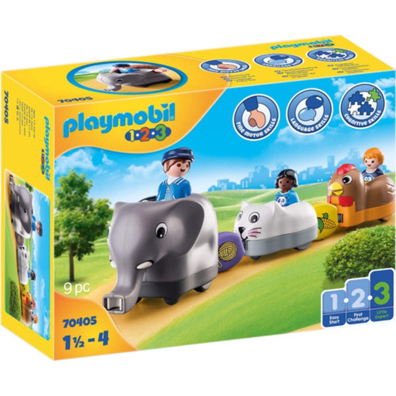 "Playmobil 1.2.3 - Animal Train | 70405"