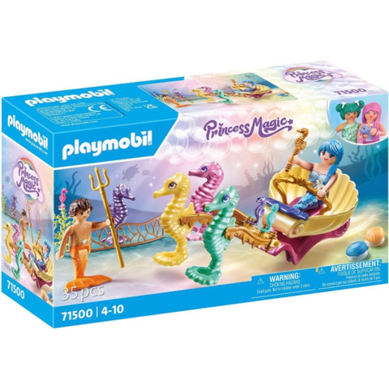 "Playmobil - Princess Magic - Mermaid Seahorse Carriage 71500"