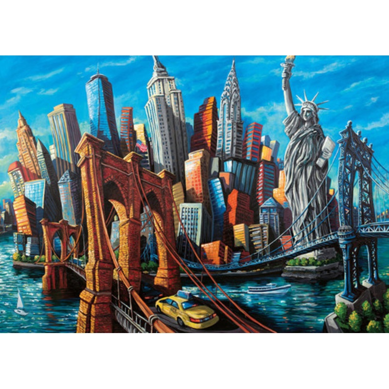 "Ravensburger 1000pc - Welcome to New York Puzzle"
