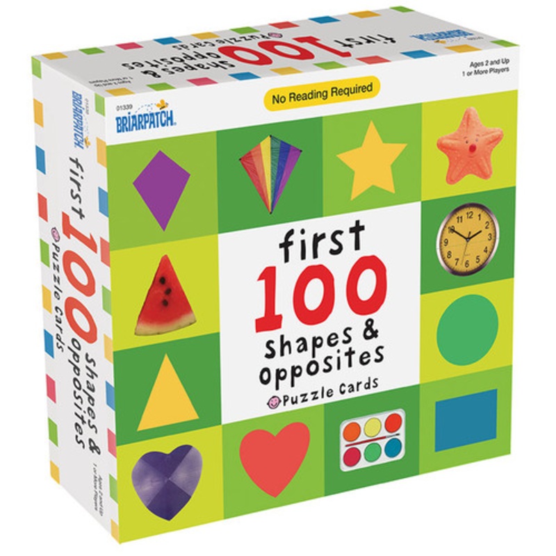 "Briarpatch - First 100 Shapes & Opposites Puzzle Cards"