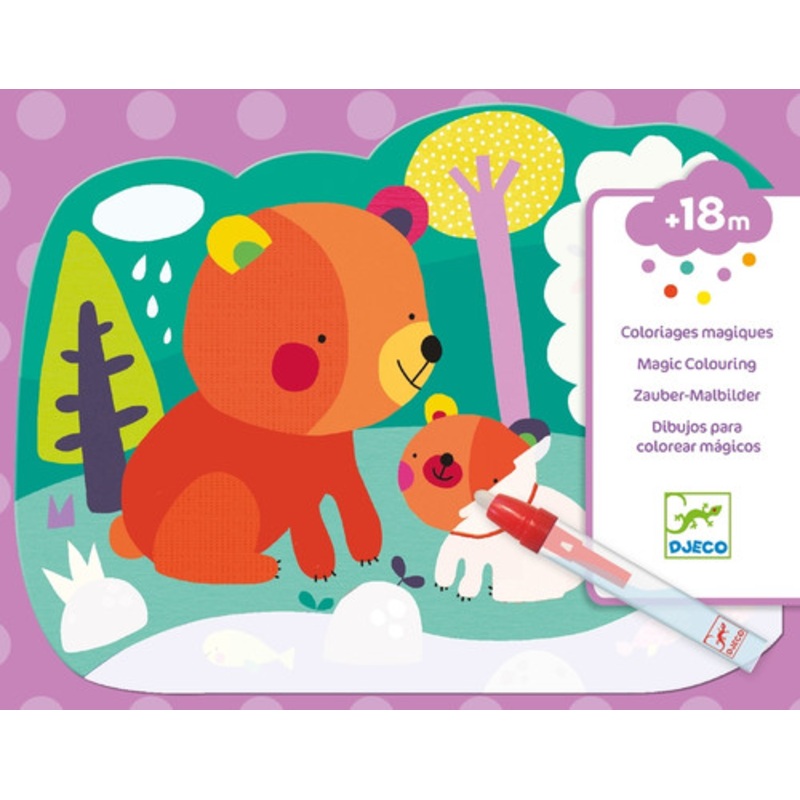 "Djeco - Hidden in the Woods Water Magic Colouring"