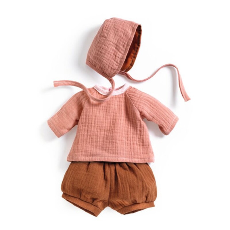 "Djeco - Peach 3-Piece Doll's Outfit for Pomea Dolls