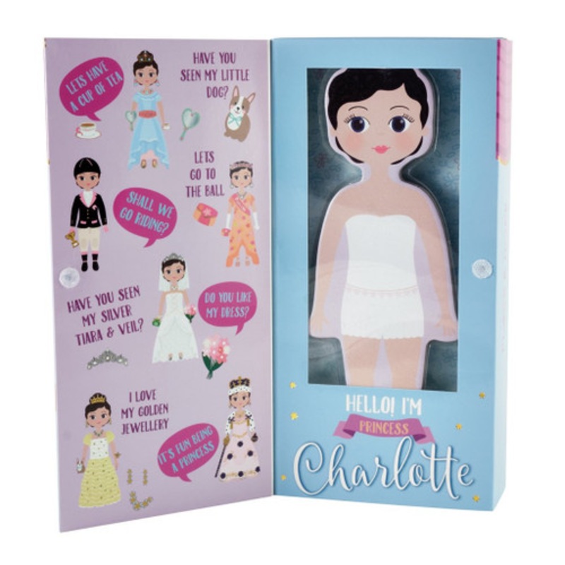 "Floss & Rock Wooden Magnetic Dress up - Charlotte"
