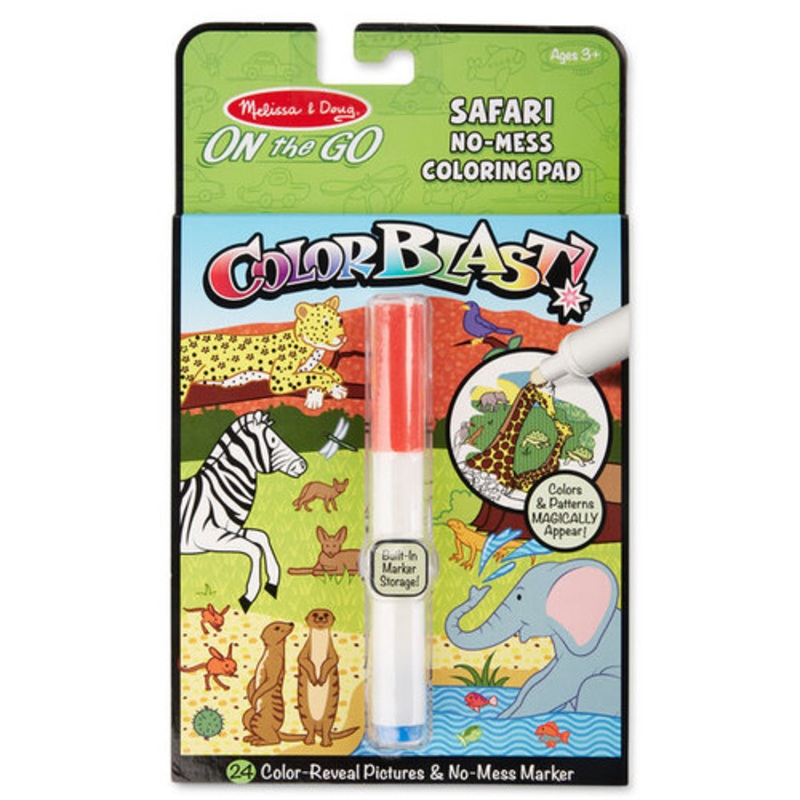 "Melissa & Doug - On the Go ColorBlast! No-Mess Coloring Pad - Safari"