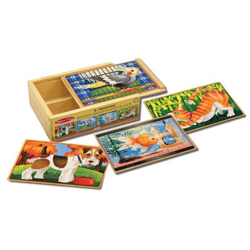 "Melissa & Doug - Pets Puzzles in a Box"
