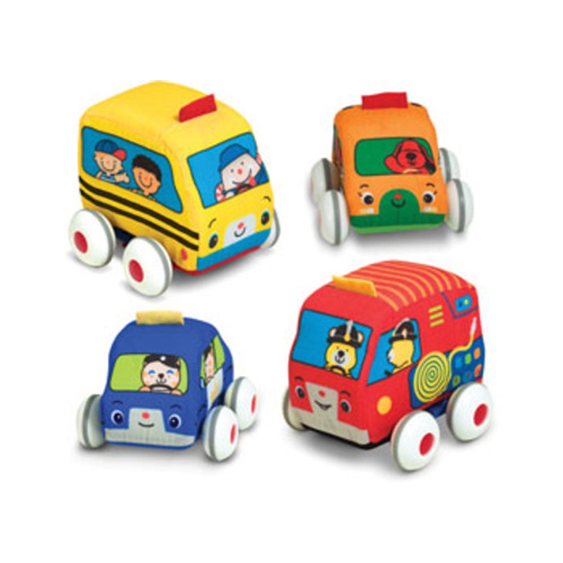 "Melissa & Doug  Pull-Back Vehicles 4pk"