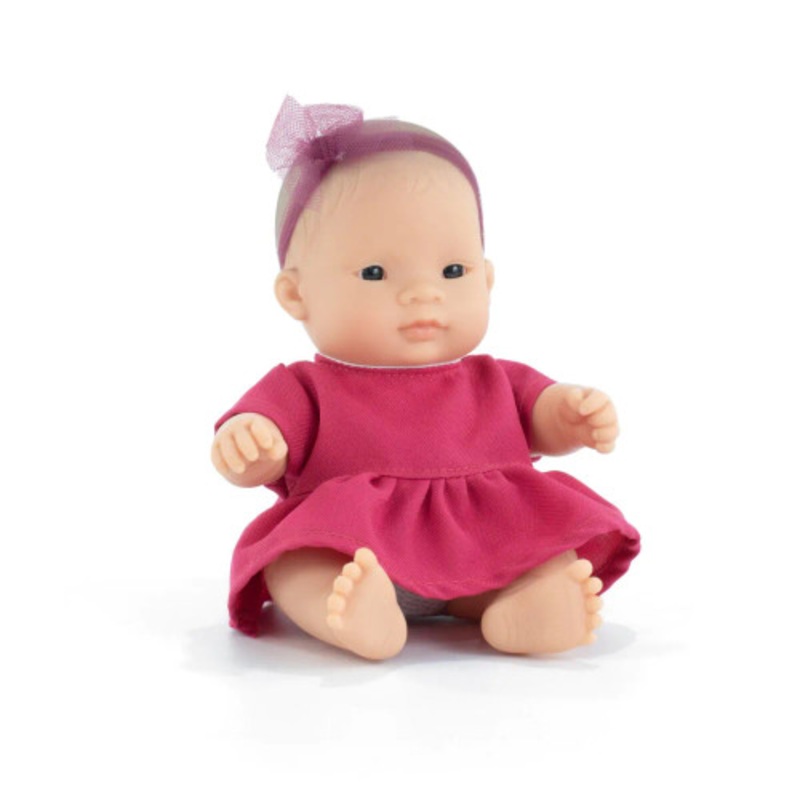 "Miniland Doll 21cm - My Friends & Me - Asian Girl Baby Doll"