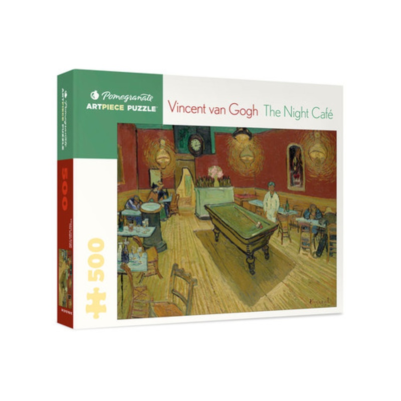 "Pomegranate 500pc Puzzle - Vincent Van Gogh: The Night Cafe"