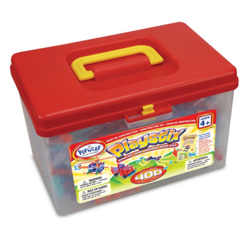 "Popular Playthings - Playstix Bucket 400 piece"