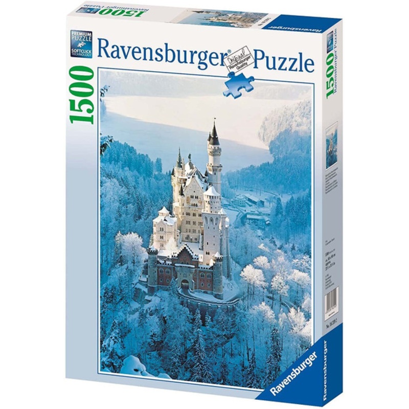 "Ravensburger 1500pc - Neuschwanstein Castle in Winter Puzzle"