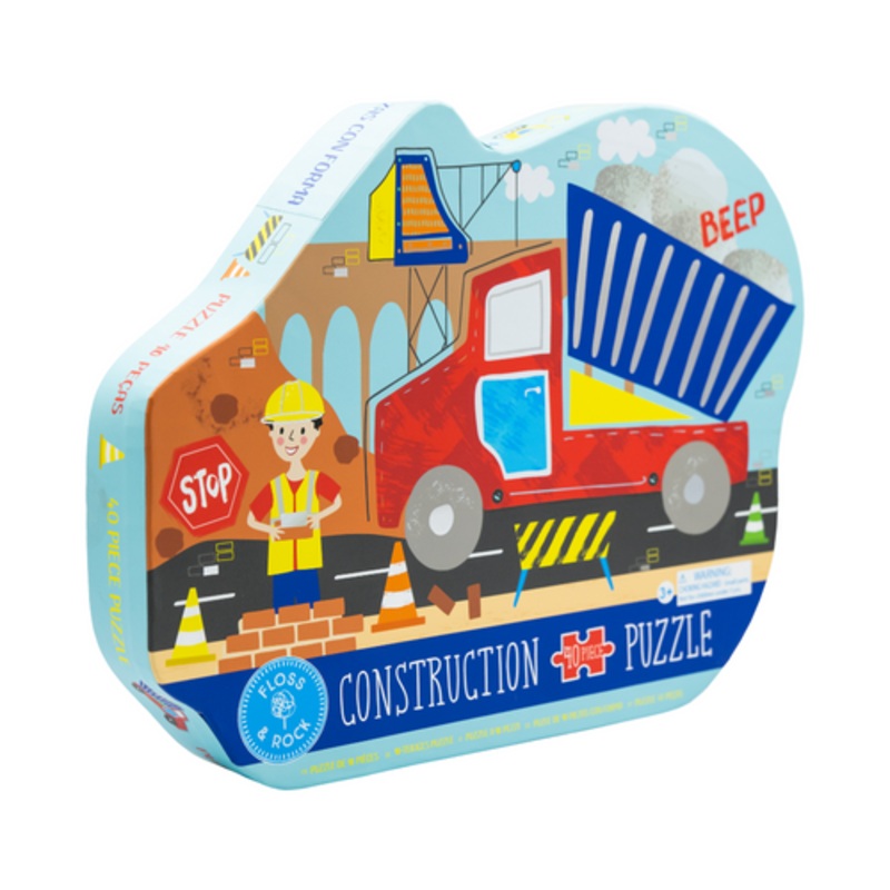 "Floss & Rock 40pc - Construction Jigsaw Puzzle V2"