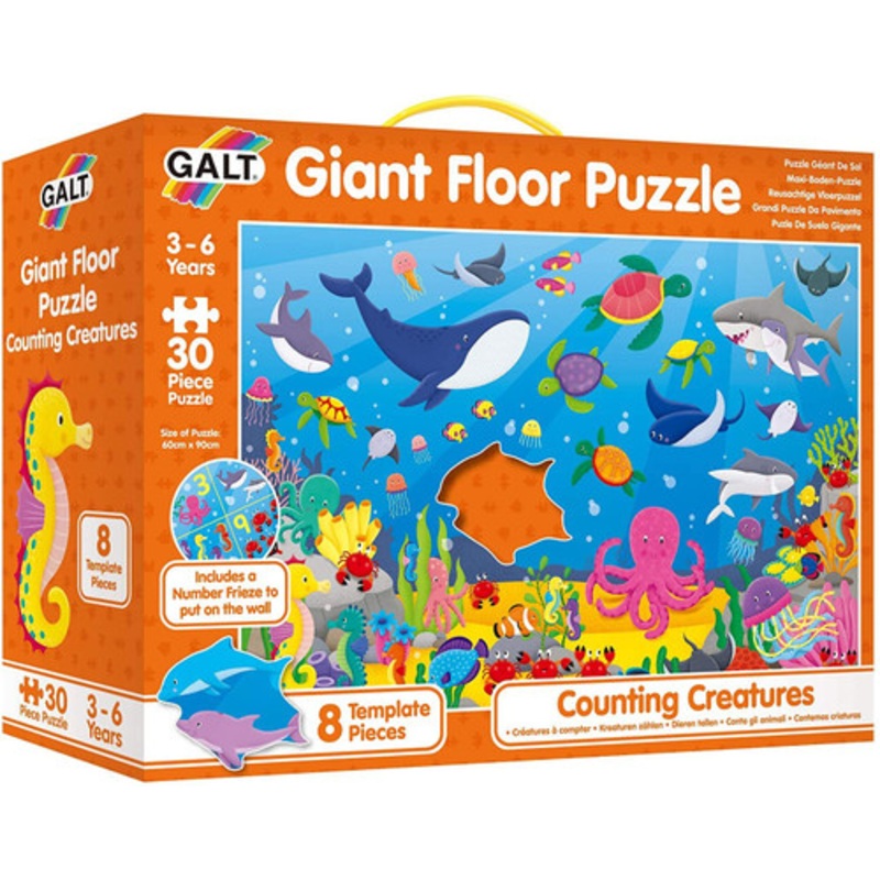 "Galt - Counting Creatures Giant Floor Puzzle - 30pcs"