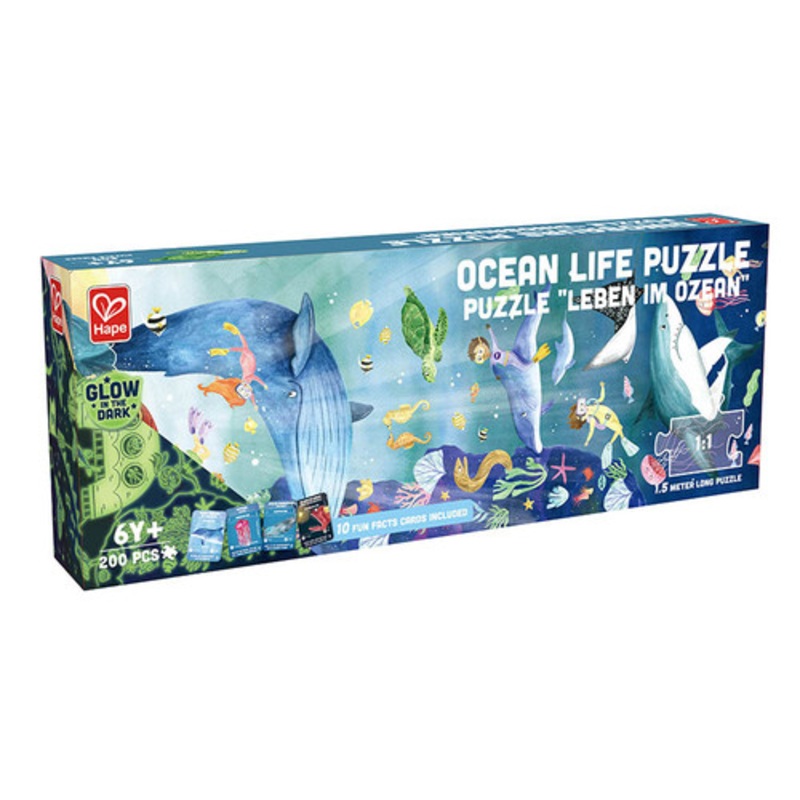 "Hape - Ocean Life 200pc Puzzle (1.5m Long)"