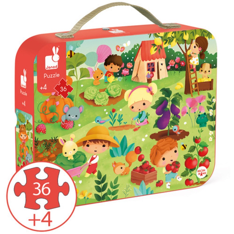 "Janod - Garden Puzzle 36pc"