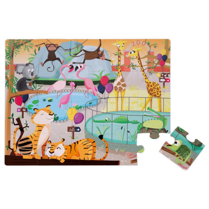 "Janod Tactile Puzzle Zoo"