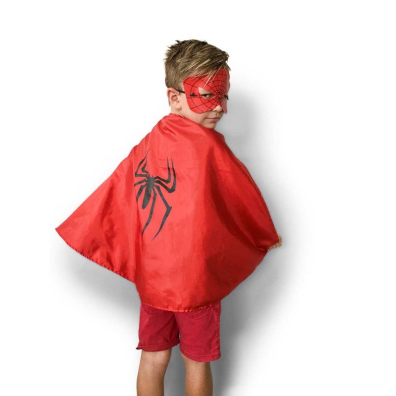 "Little Heroes - Spiderman Cape & Mask"