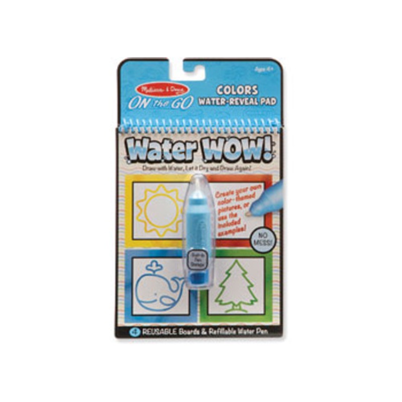 "Melissa & Doug- ON the GO - Water WOW! Colours & Shapes Water-Reveal Pad"
