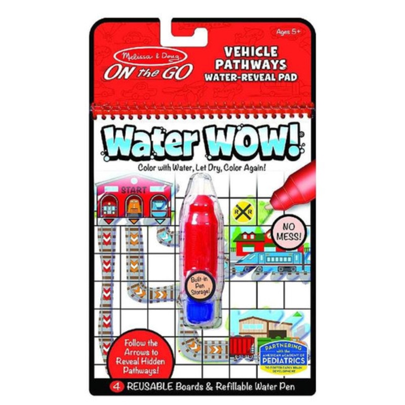 "Melissa & Doug - On The Go Water Wow - Vehicle Pathways"