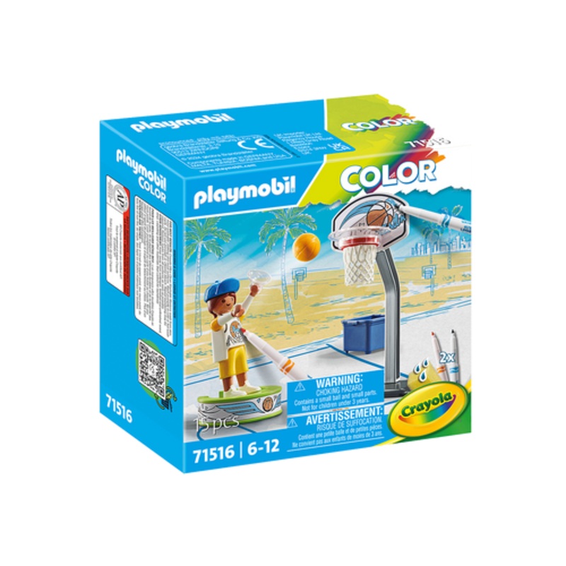 "Playmobil Colour - Skater Basketball Player 71516"