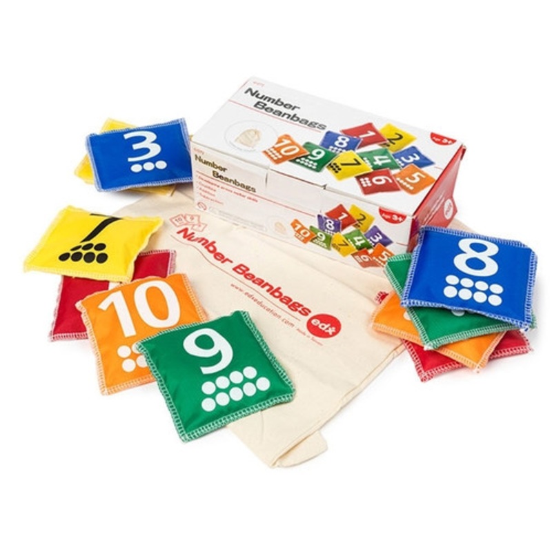"edx Education - Number Bean Bags Set of 10"