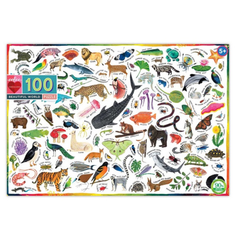 "EeBoo 100pc Puzzle - Beautiful World"