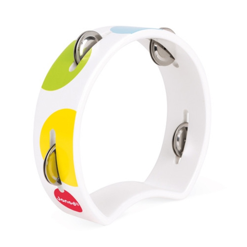 "Janod Confetti Open Tambourine"