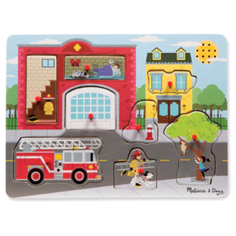 "Melissa & Doug - Fire Station Sound Puzzle"