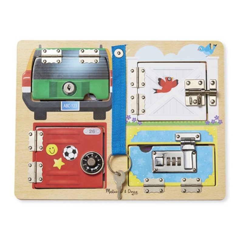 "Melissa & Doug- Lock & Latch Board"