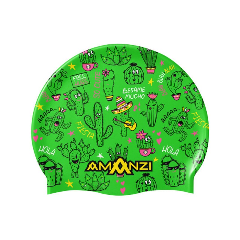"Amanzi - Free Hugs Swim Cap"