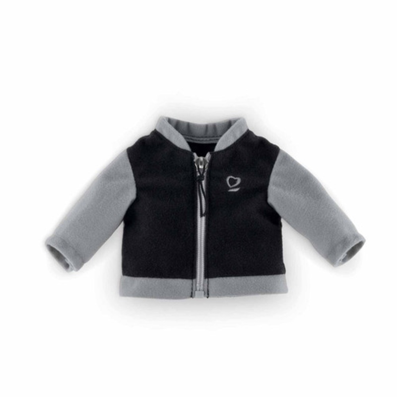 "Corolle - Ma Corolle Black and Grey Two Tone Jacket - 36cm"