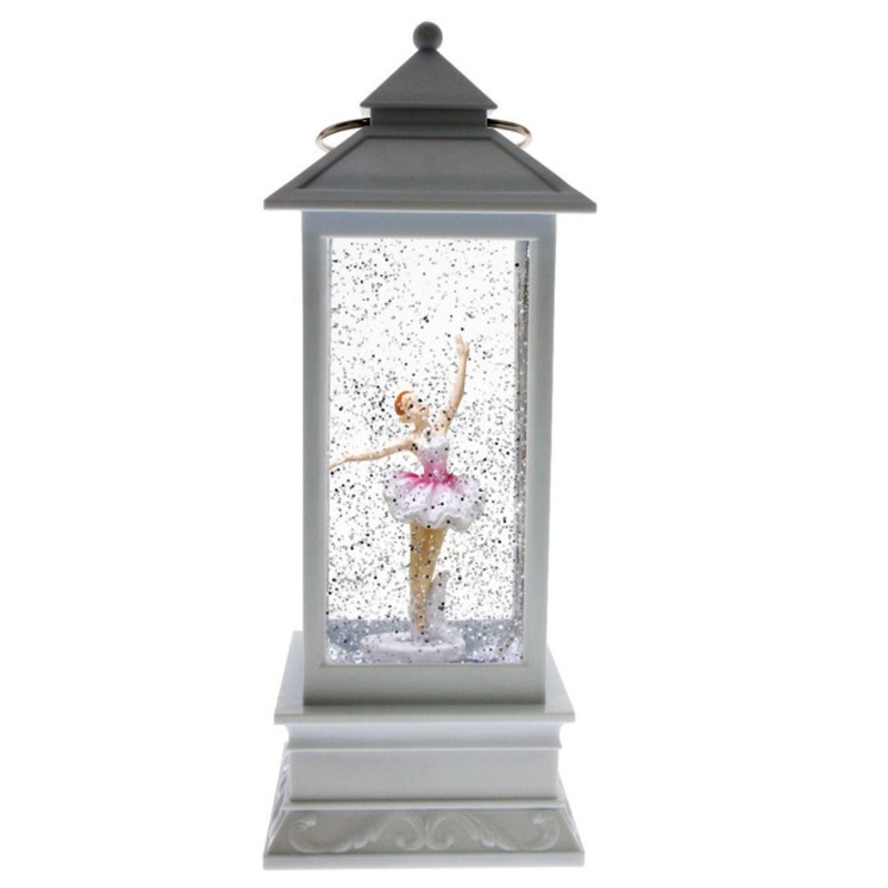 "Cotton Candy - White Lantern with Ballerina"