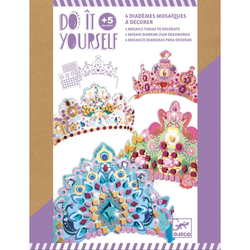 "Djeco Do It Yourself - Like A Princess Tiaras"