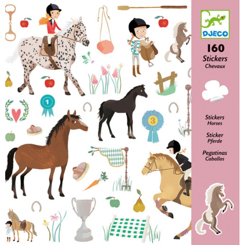 "Djeco - Horses Stickers"