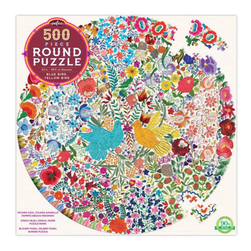 "eeBoo 500pc - Blue Bird