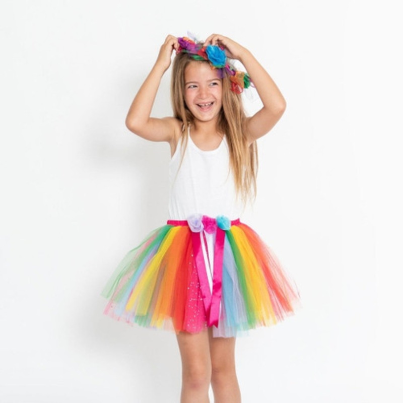 "Fairy Girls - Magical Fairy Skirt Rainbow"